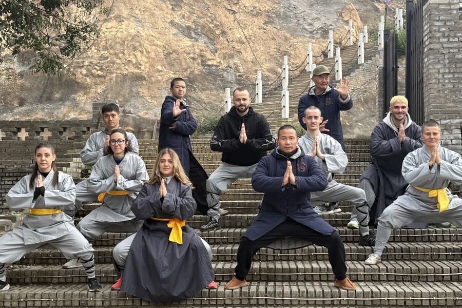 Chinese Kung Fu class in Kunming