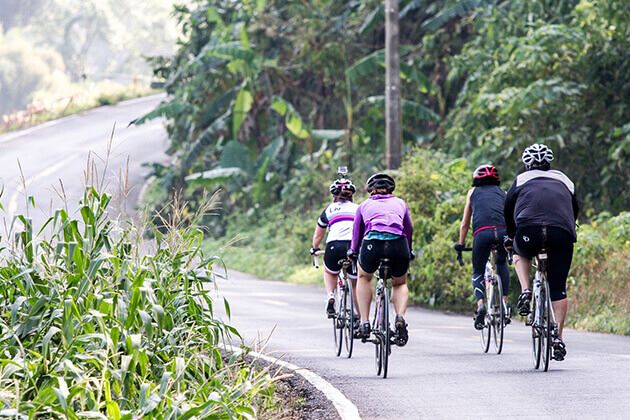 Cycle to Mae Ngat Dam Floating Huts - Thailand school tours