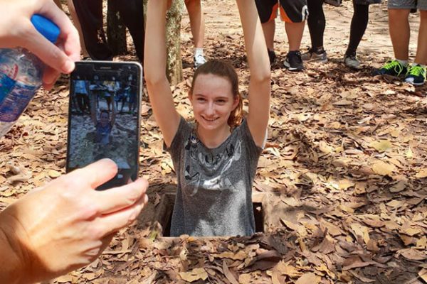 Cu Chi Tunnels - Vietnam school tours