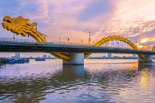 Dragon Bridge , Danang - Vietnam School Trip