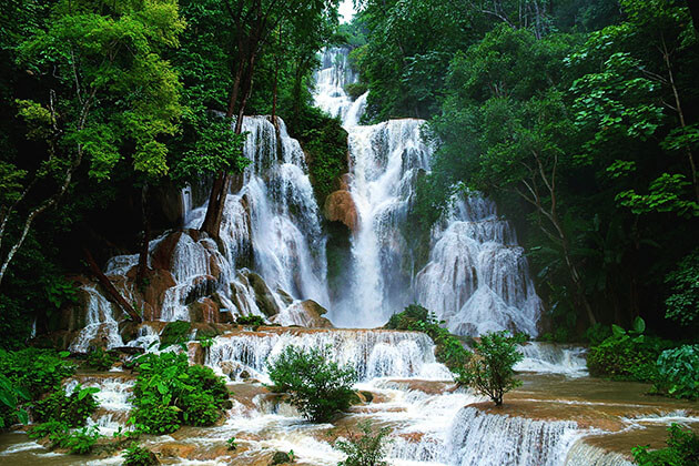 Khouangsi Waterfall - Laos school trips