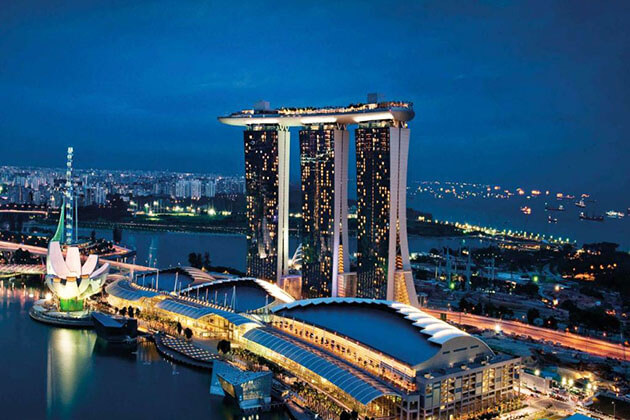 Marina Bay Sands in Singapore school trips