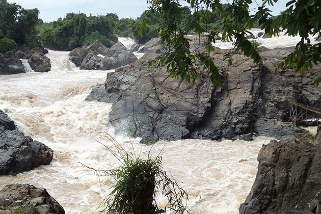 Liphi Waterfall in Laos school trips