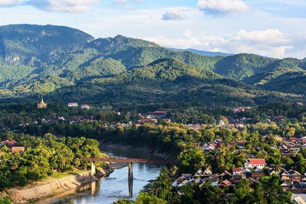 Spectacular view of Luang Prabang, Laos