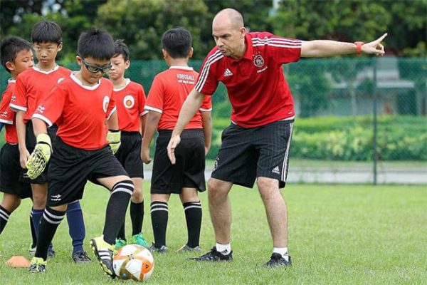 Student Join Football Match in Guangzhou