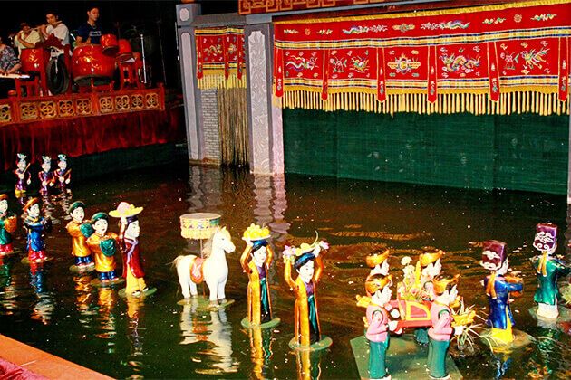 Water puppet show - Vietnam school trips