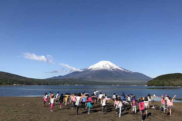 Students join active activities at Mount Fuji - Japan school trips