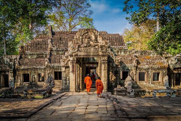 Temple of Angkor - Cambodia school trips