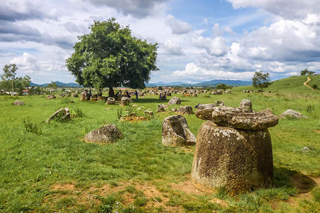 The Plain of Jars in Phonsavan - Laos school trips