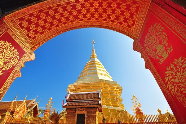 Wat Phra That Doi Suthep in Thailand school trip