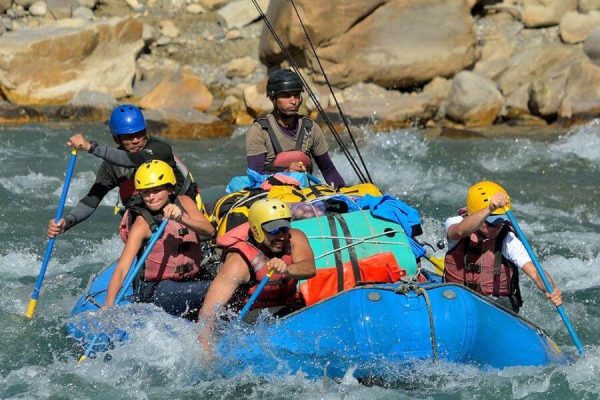 White-Water Rafting on Trishuli River with nepal educational school trip