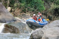 Whitewater Rafting exploration from Thailand school trip