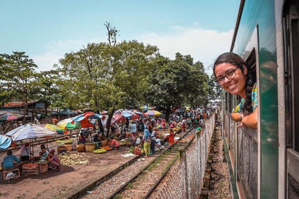 Yangon Circular Train - Myanmar school trips