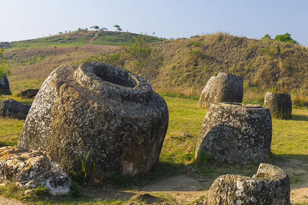 plain of jars - Laos school trips