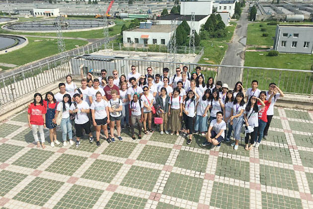 Gaobeidian Wastewater Treatment Plant - China school tour